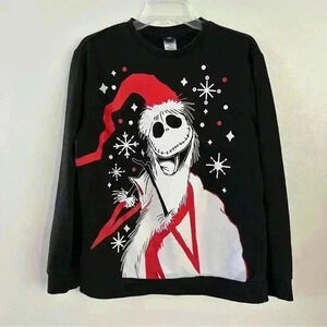 Disney Tim Burton’s The Nightmare Before Christmas Jack Skellington Sweater Sz M
